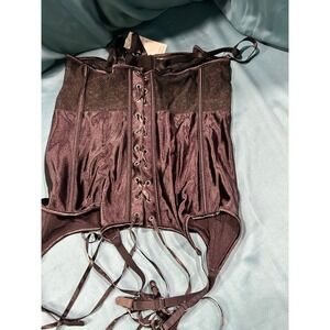 black corset top